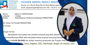 Mahasiswa Tadris Biologi UIN KHAS Jember Raih Pendanaan Riset Kesehatan Pesantren dari Yayasan Santri Peduli Negeri