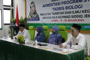 Prodi Tadris Biologi FTIK UIN KHAS Jember Laksanakan Asesmen Akreditasi LAMDIK